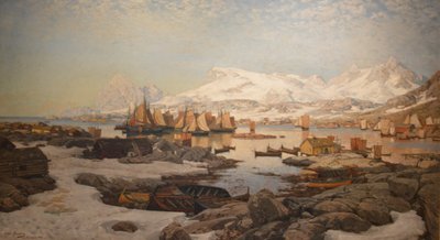 Spring Day in Lofoten by Otto Sinding